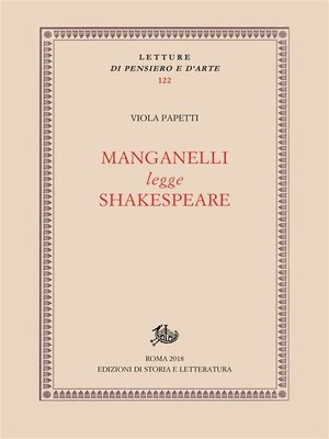 cover image of Manganelli legge Shakespeare